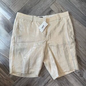 JCrew NWT Linen Shorts
